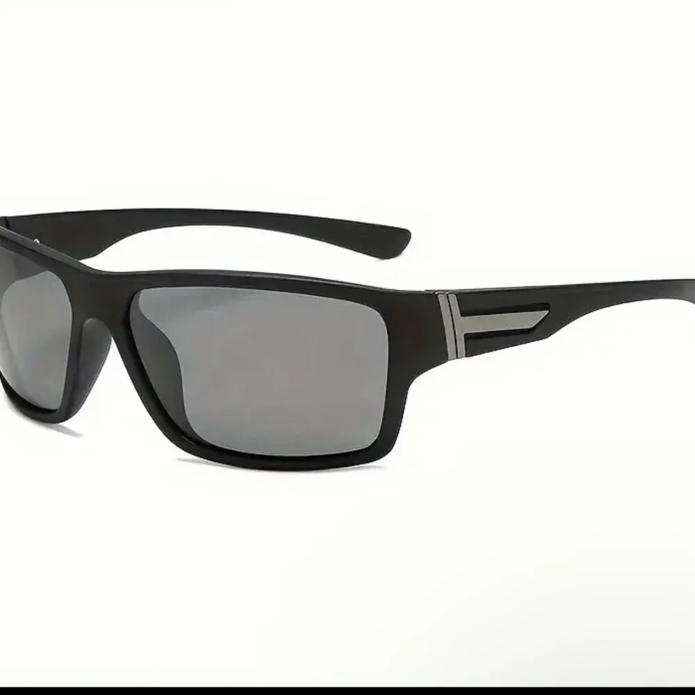 Polarized Sunglasses Men Outdoor Sports Driving Fishing Trendy Shade Wrap Around